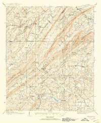 1906 Map of Vandiver, 1954 Print