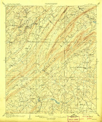 1908 Map of Vandiver
