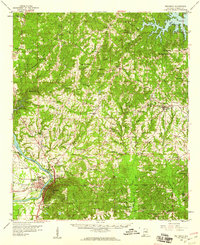 Download a high-resolution, GPS-compatible USGS topo map for Wetumpka, AL (1960 edition)