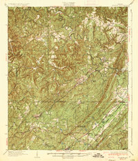 1935 Map of Yolande