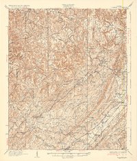 1935 Map of Yolande
