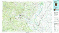 Download a high-resolution, GPS-compatible USGS topo map for Batesville, AR (1990 edition)