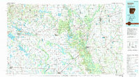 preview thumbnail of historical topo map of Brinkley, AR in 1990
