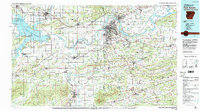 Download a high-resolution, GPS-compatible USGS topo map for Fort Smith, AR (1979 edition)