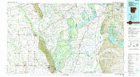 preview thumbnail of historical topo map of Lee County, AR in 1990