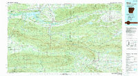 Download a high-resolution, GPS-compatible USGS topo map for Mena, AR (1991 edition)
