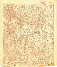1891 Map of Batesville
