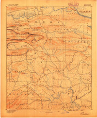1890 Map of Benton