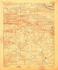 1894 Map of Benton, 1910 Print