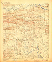 1894 Map of Benton, 1921 Print