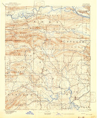 1894 Map of Benton, 1943 Print