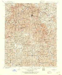 1900 Map of Eureka Springs, 1954 Print