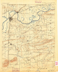 1890 Map of Fort Smith