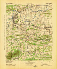 1943 Map of Fort Smith
