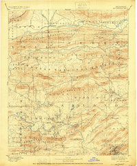 Download a high-resolution, GPS-compatible USGS topo map for Hot Springs, AR (1924 edition)