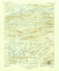 preview thumbnail of historical topo map of Hot Springs, AR in 1894