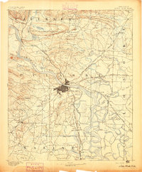 1893 Map of Little Rock