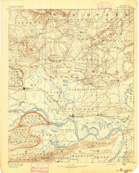 1892 Map of Morrillton