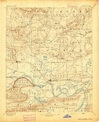 1894 Map of Morrillton