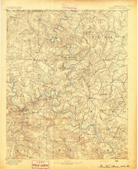 1891 Map of Mountain Home