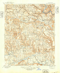 1894 Map of Mountain View, 1949 Print