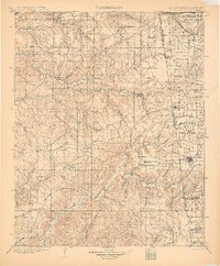 1903 Map of Siloam Springs, 1904 Print