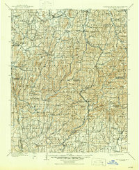 Download a high-resolution, GPS-compatible USGS topo map for Winslow, AR (1945 edition)