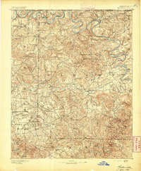 1893 Map of Yellville