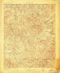 preview thumbnail of historical topo map of Yellville, AR in 1903