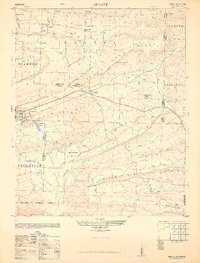preview thumbnail of historical topo map of Scott County, AR in 1948