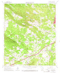 preview thumbnail of historical topo map of Alexander, AR in 1961