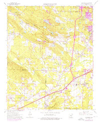 preview thumbnail of historical topo map of Alexander, AR in 1961