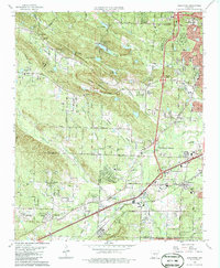 preview thumbnail of historical topo map of Alexander, AR in 1986