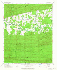1963 Map of Aplin, AR, 1964 Print