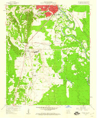 preview thumbnail of historical topo map of Arkadelphia, AR in 1959