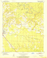 Download a high-resolution, GPS-compatible USGS topo map for Ashdown East, AR (1951 edition)
