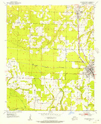 1950 Map of Ashdown West, 1956 Print