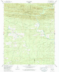 Download a high-resolution, GPS-compatible USGS topo map for Athens, AR (1986 edition)