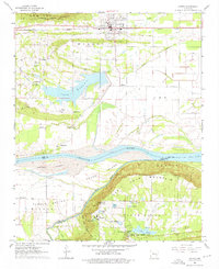 Download a high-resolution, GPS-compatible USGS topo map for Atkins, AR (1976 edition)
