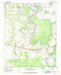 Download a high-resolution, GPS-compatible USGS topo map for Augusta SW, AR (1970 edition)