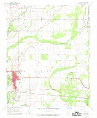 Download a high-resolution, GPS-compatible USGS topo map for Augusta, AR (1969 edition)