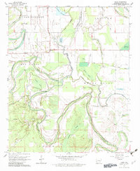Download a high-resolution, GPS-compatible USGS topo map for Avery, AR (1983 edition)