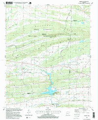 preview thumbnail of historical topo map of Sebastian County, AR in 1997