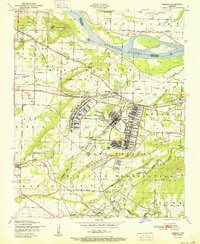 Download a high-resolution, GPS-compatible USGS topo map for Barling, AR (1951 edition)