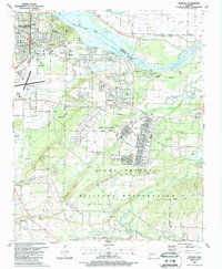 Download a high-resolution, GPS-compatible USGS topo map for Barling, AR (1988 edition)
