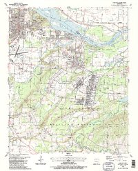 Download a high-resolution, GPS-compatible USGS topo map for Barling, AR (1988 edition)