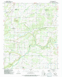Download a high-resolution, GPS-compatible USGS topo map for Barney, AR (1994 edition)