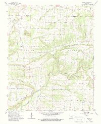 Download a high-resolution, GPS-compatible USGS topo map for Barney, AR (1988 edition)