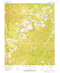 Download a high-resolution, GPS-compatible USGS topo map for Beaver, AR (1965 edition)