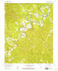 Download a high-resolution, GPS-compatible USGS topo map for Beaver, AR (1959 edition)